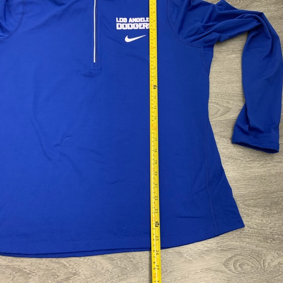 Nike LA Dodgers Element Blue Half Zip Running top - Picture 6 of 8